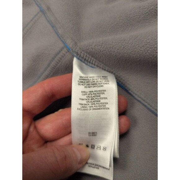 Mountain Hardwear Womens Soft Shell Fleece Jacket Size Small Womens Blue - Picture 10 of 16